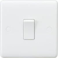 Knightsbridge CU1200 Curved Edge 10 A Intermediate Switch, White