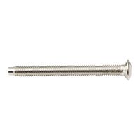 KnightsBridge M3.5 x 35mm raised head countersunk electrical socket screw - Nickel plated