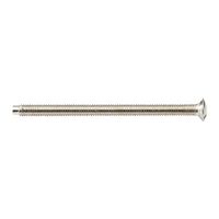 KnightsBridge M3.5 x 50mm raised head countersunk electrical socket screw - Nickel plated