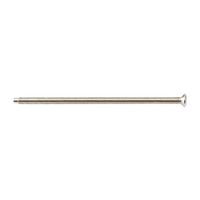 KnightsBridge M3.5 x 75mm raised head countersunk electrical socket screw - Nickel plated