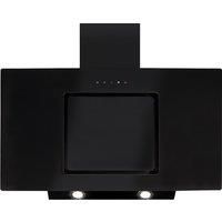 CDA EVA90BL Black 90cm Angled Hood