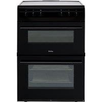 Amica AFC6520BL 60cm Double Oven Electric Cooker With Ceramic Hob - Black