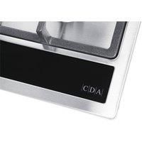 CDA HG7351SS 70cm 5 burner Gas Hob with Wok Burner  Stainless Steel