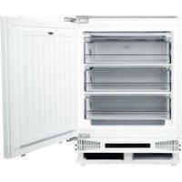 CDA FW284/1 Integrated Undercounter Freezer - Fixed Hinge, White