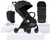 Silver Cross Jet Stroller 5 Pack of Bundle - Black