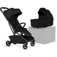 Silver Cross Nia Compact Travel Stroller With Carry Cot - Onyx