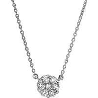 Yvette White Gold Lab Grown Diamond Necklace