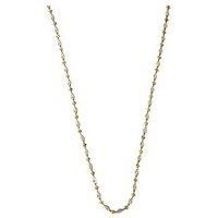 Two Colour Diamond Cut Beaded Necklace