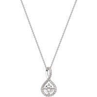 Created Brilliance Kirsty 9Ct White Gold 0.33Ct Lab Grown Diamond Pendant Necklace