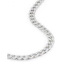 The Love Silver Collection Sterling Silver Curb Chain (5.5Mm) Necklace 22 Inch
