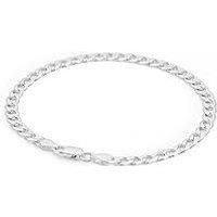The Love Silver Collection Sterling Silver Curb Chain (4.3Mm) Bracelet 8 Inch