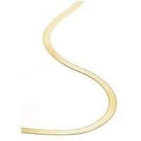 The Love Collection 9Ct Yellow Gold Herringbone Chain Necklace 16 + 2 Inch