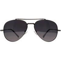 Montana Sunglasses MP185 F Shiny Gunmetal Smoke Grey Polarized