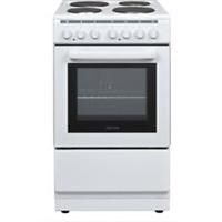 Electra B2B BEF50SEW 50cm Free Standing Electric Cooker with Solid Plate Hob