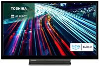 Toshiba 24WK3C63DB 24" SMART HD Ready HDR LED TV Alexa Built-in Freeview Play