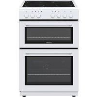 Electra TCR60W-2 60cm Electric Cooker with Ceramic Hob - White - A Rated, White