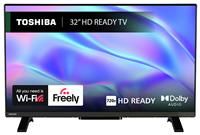 Toshiba 32" WV2553DB HD Ready Smart VIDAA TV, HDR, Freely, Disney plus, Prime Video, Netflix, Dolby Audio, Works with Alexa, Works with Google Assistant, VIDAA Voice 2025