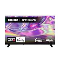 Toshiba 43”UV1553DB 4K Smart VIDAA TV, Ultra HD,Dolby Vision, HDR10, Freely, Disney+, Prime Video, Netflix, Dolby Audio Processing, Works with Alexa, Works with Google Assistant, VIDAA Voice 2025