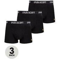 Lyle & Scott Barclay 3 Pack Trunk  Black