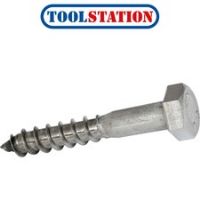 Stainless Steel Coach Screw M6 x 90
