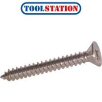 Stainless Self Tapping Countersunk Pozi Screw 1 1/2" x 10