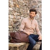 Lakeland Leather Keswick Real Leather Weekend and Overnight Holdall Duffle Bag in Brown