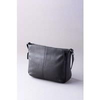 Ambleside – Women’s Real Leather Cross Body Bag in Black