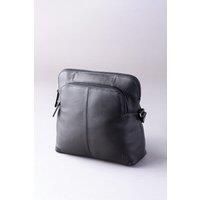 Real Leather Ladies Rachel Cross Body Bag in Black