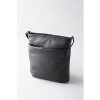 Lexi Leather Cross Body Bag in Black