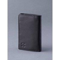 Lakeland Leather Mens Trifold Wallet in Black