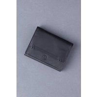 Lakeland Leather Mens Tri-fold Stitch Detail Wallet in Black