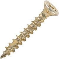 TIMCO C2 Strong-Fix Multi-Purpose Premium Countersunk Gold Woodscrews - 3.5 x 25 - Box of 200