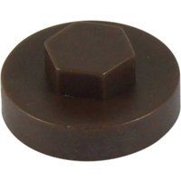 TIMco 1908B29CAP Hex Cover Cap 5/16" x 19mm - Vandyke Brown (Bag of 1000)