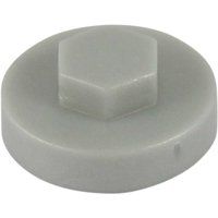TIMco 1918B25CAP Hex Cover Cap - Merlin Grey (Box of 1000)