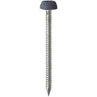 TIMco Polymer Headed Pins - 30mm (Anthracite Grey)