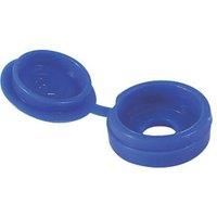 TIMCO Hinged Screw Caps Small Blue - To fit 3.0 to 4.5 Screw