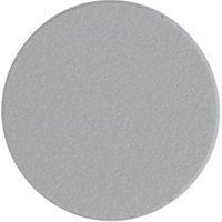 TIMCO Self-Adhesive Cover Caps - Ideal for screw heads, unused pre-drilled holes and general repairs to damaged surfaces - Grey - 13mm