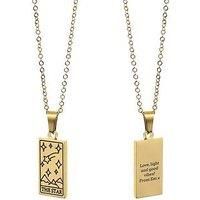 Treat Republic Personalised Star Tarot Card Necklace
