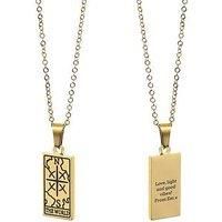 Treat Republic Personalised World Tarot Card Necklace