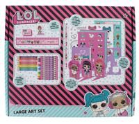 LOL Surprise Large Art Set | Pencil Set | Colouring Set | Girls Gifts | Colouring Posters | Stickers Sheet | Stationary Set | School Supplies | LOL Art Set | Writing Pencils
