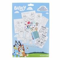 Bluey Activity Set | Kids Activity & Colouring Set | Bluey Gift for Boys & Girls | Bluey Arts and Crafts Supplies