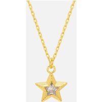 Estella Bartlett Blue Star Gold-Tone Necklace