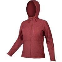 Endura Hummvee Hooded Waterproof Womens MTB Jacket Large Cocoa