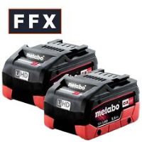 Metabo 18LIHD55X2 18v 5.5Ah LiHD Battery 2pk