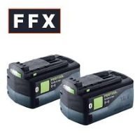 Festool 577660x2 BP18Li5,0ASIx2 18V 5Ah Battery Twin Pack Bluetooth Technology