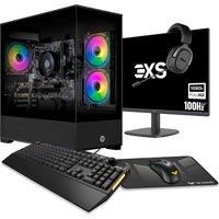 3XS Core 5060 Ti RGB Gaming PC - NVIDIA GeForce RTX 5060 Ti, AMD Ryzen 5, 1TB SSD - Black, Black