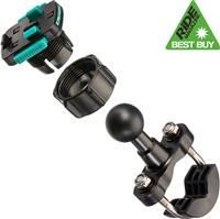 Ultimateaddons Motorcycle 16-32mm U-Bolt Handlebar Bike Mount with 3 Prong Attachment