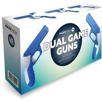 Maxx Tech VR Dual Game Guns Kit – designed for Oculus/Meta Quest 2 controllers, includes 2 game guns compatible with Half Life: Alyx, Pistol Whip, Super-hot, Arizona Sunshine, Shooting Arena + more