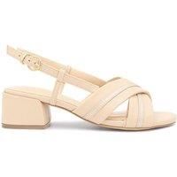 Paradox London Nancy Faux Leather Wide Fit Heel Sandal