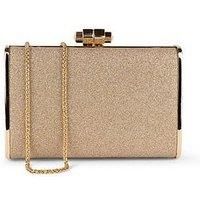 Paradox London Devica Glitter Clutch Bag